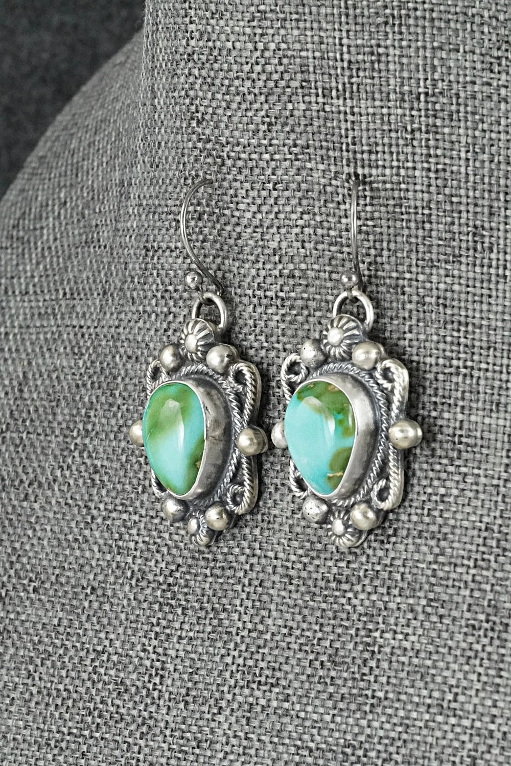 Turquoise & Sterling Silver Squash Blossom Set - Kathleen Livingston