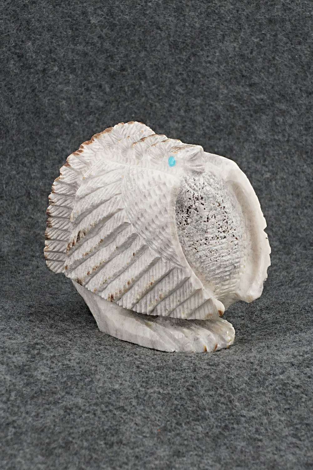 Turkey Zuni Fetish Carving - Garrick Weeka