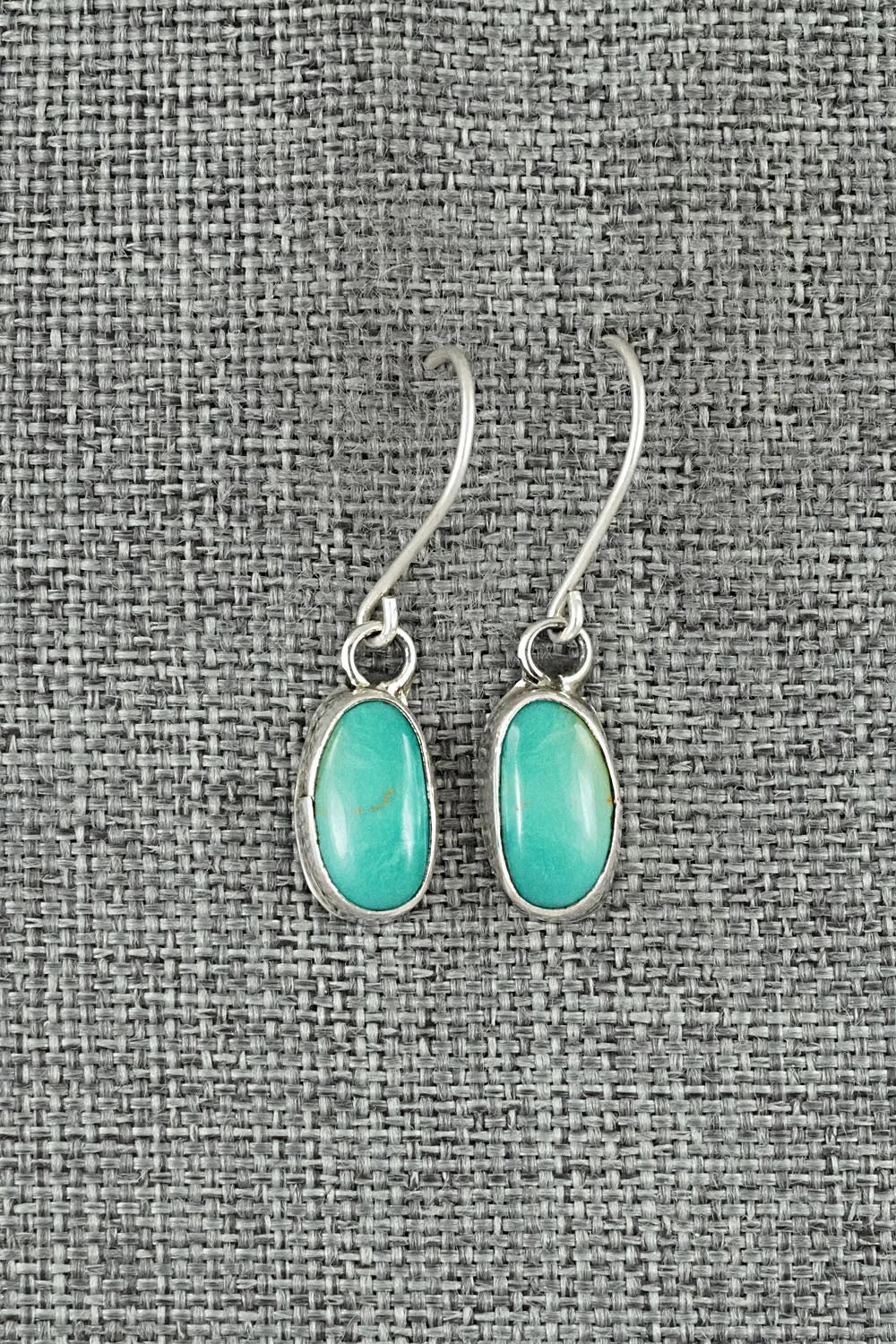 Turquoise & Sterling Silver Earrings - Rosemary Saunders