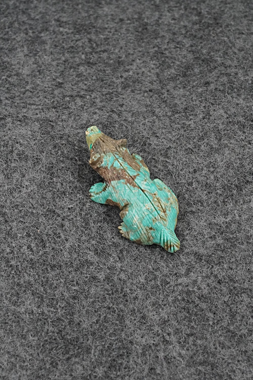 Badger Zuni Fetish Carving - Lance Cheama