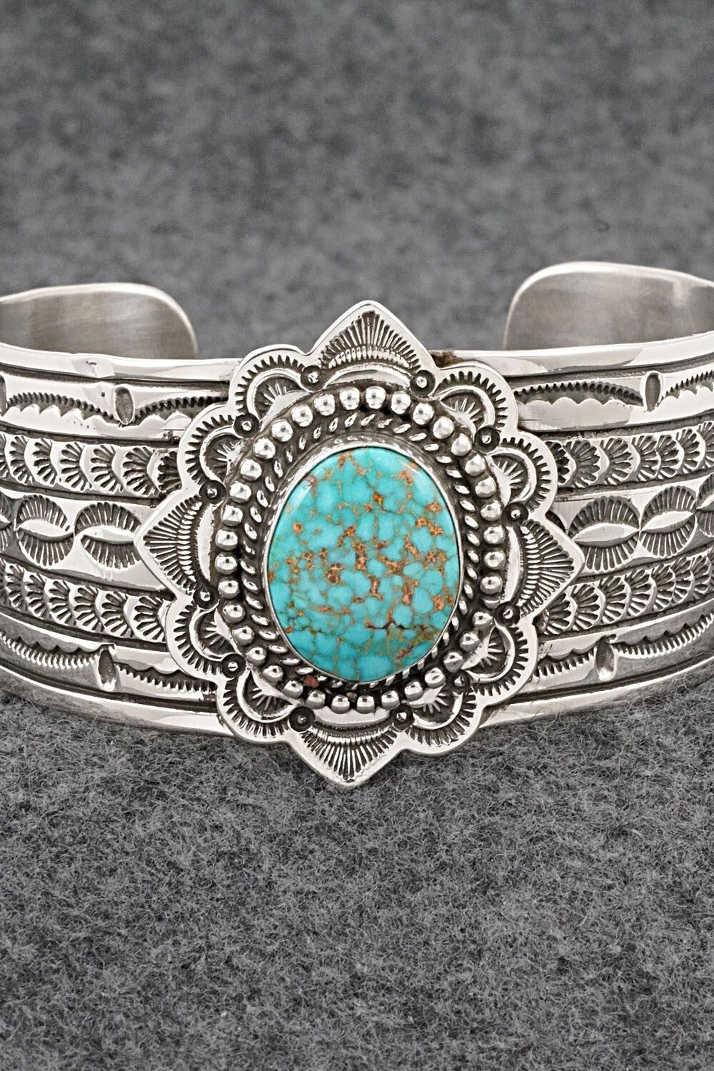 Turquoise & Sterling Silver Bracelet - Eula Wylie