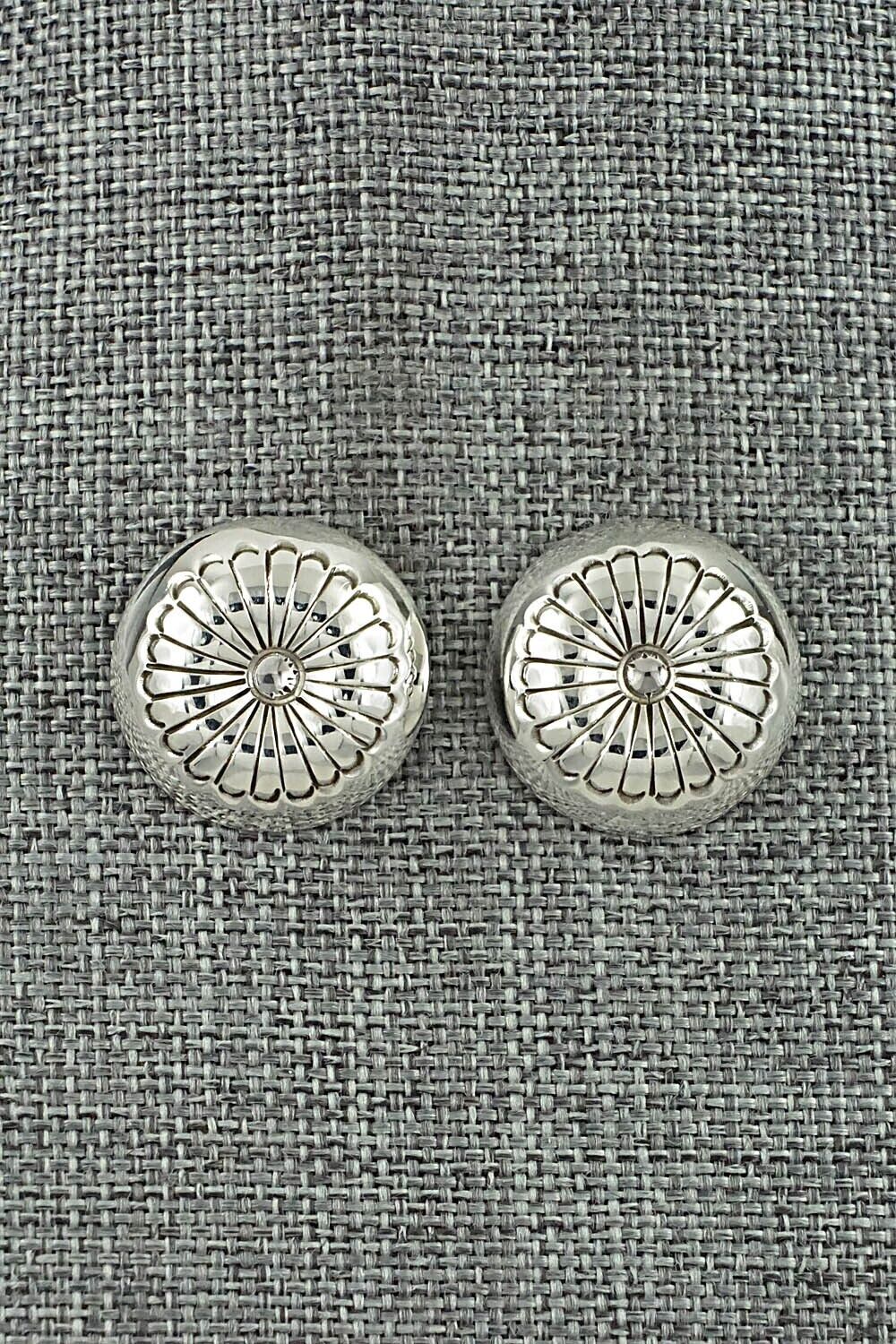 Sterling Silver Earrings - Marie Yazzie
