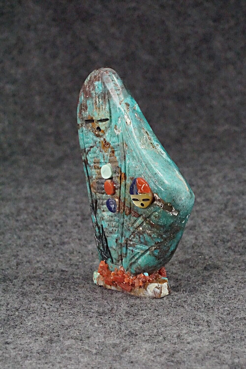 Corn Maiden Zuni Fetish Carving - Gloria Chattin