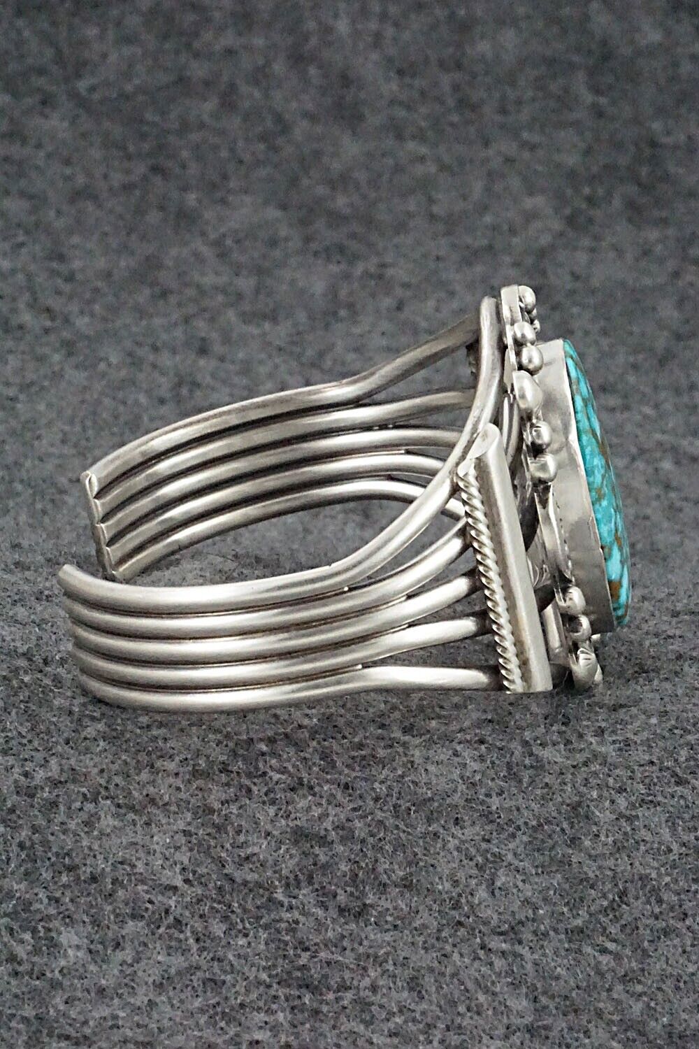 Turquoise & Sterling Silver Bracelet - Tom Lewis