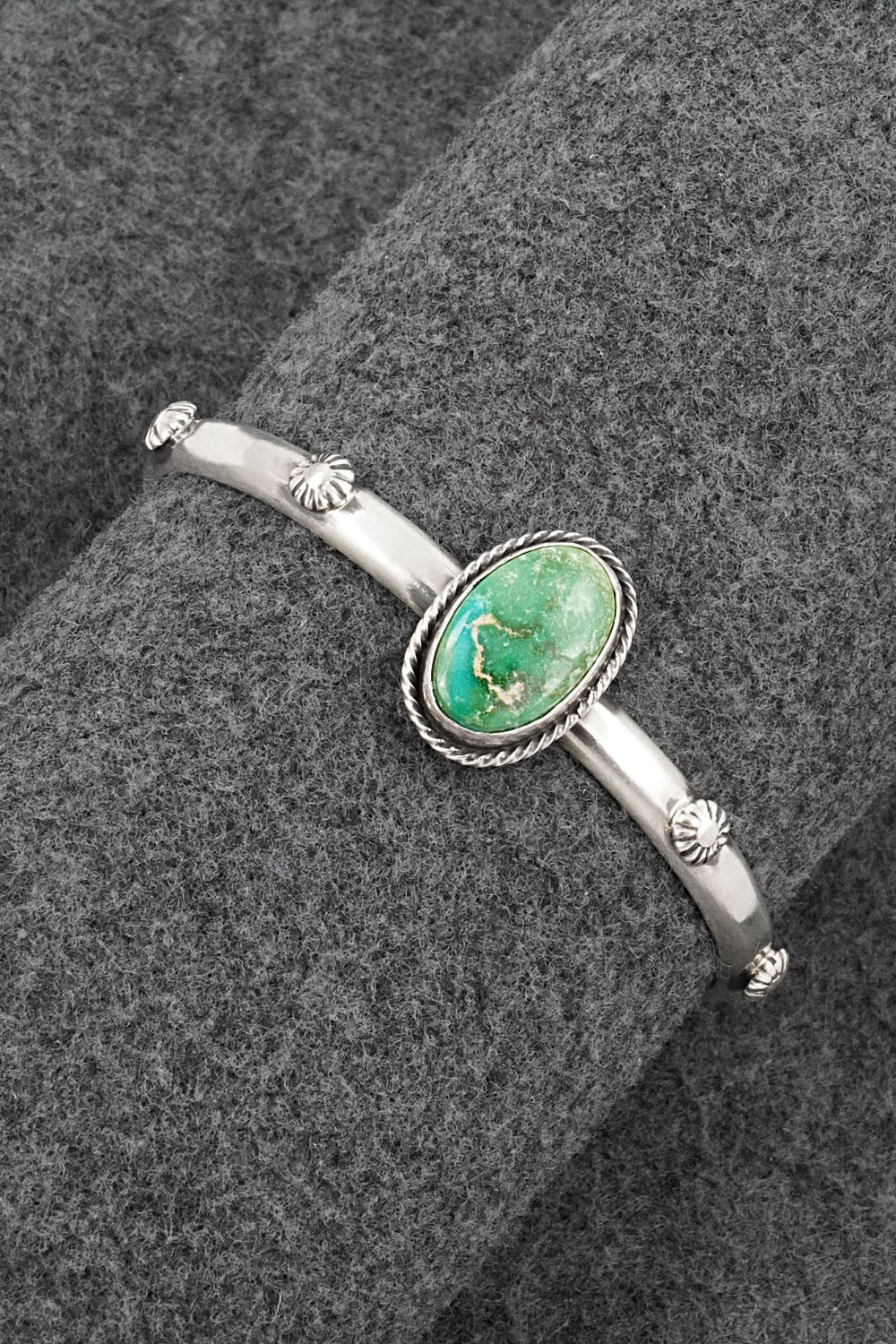 Turquoise & Sterling Silver Bracelet - Samuel Yellowhair