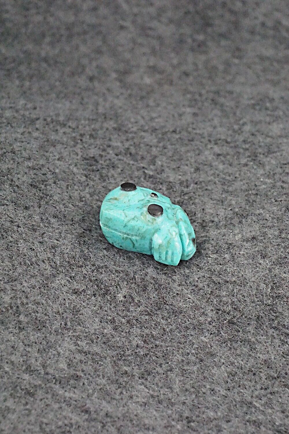 Frog Zuni Fetish Carving - Reynold Lunasee