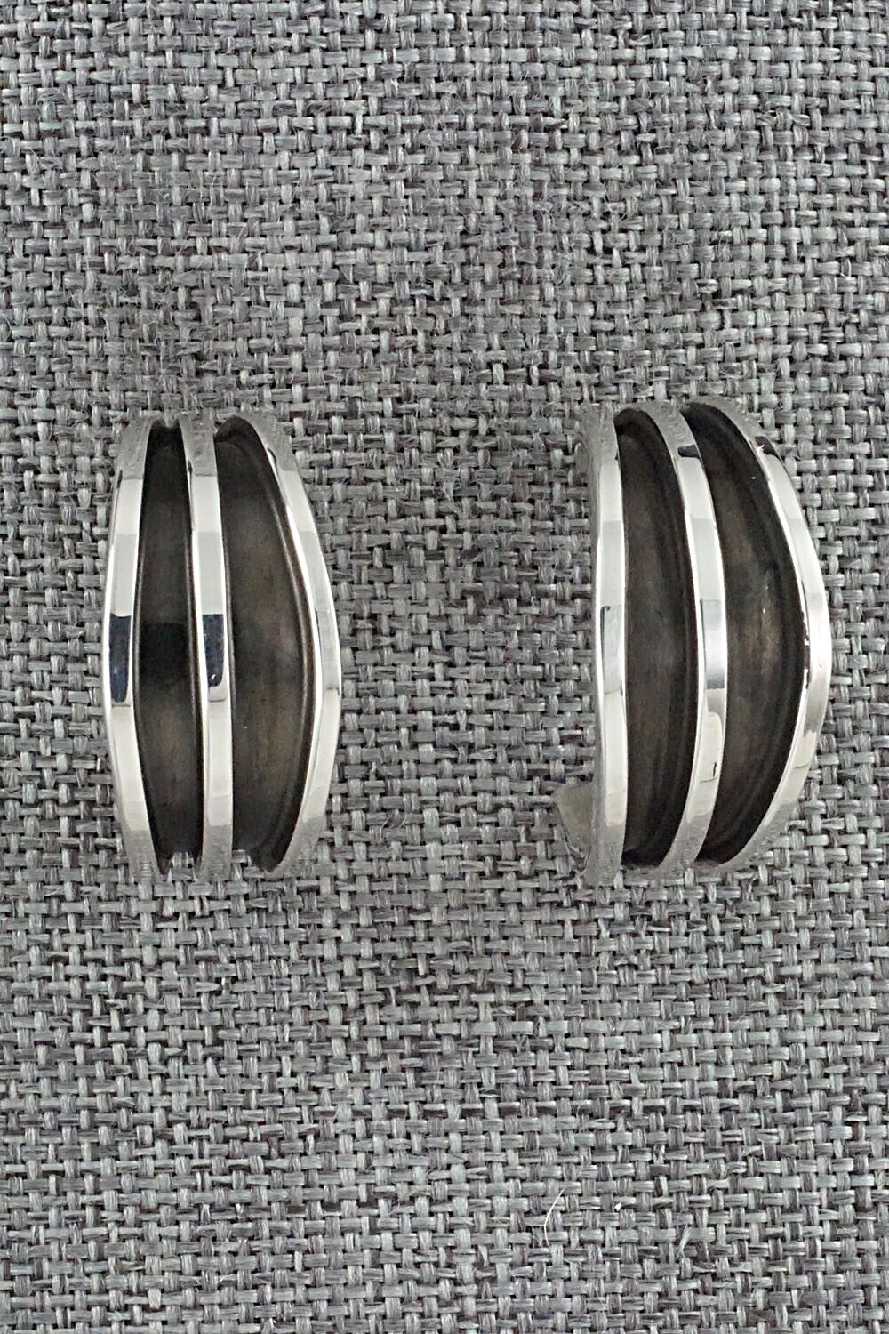 Sterling Silver Hoop Earrings - Tom Hawk