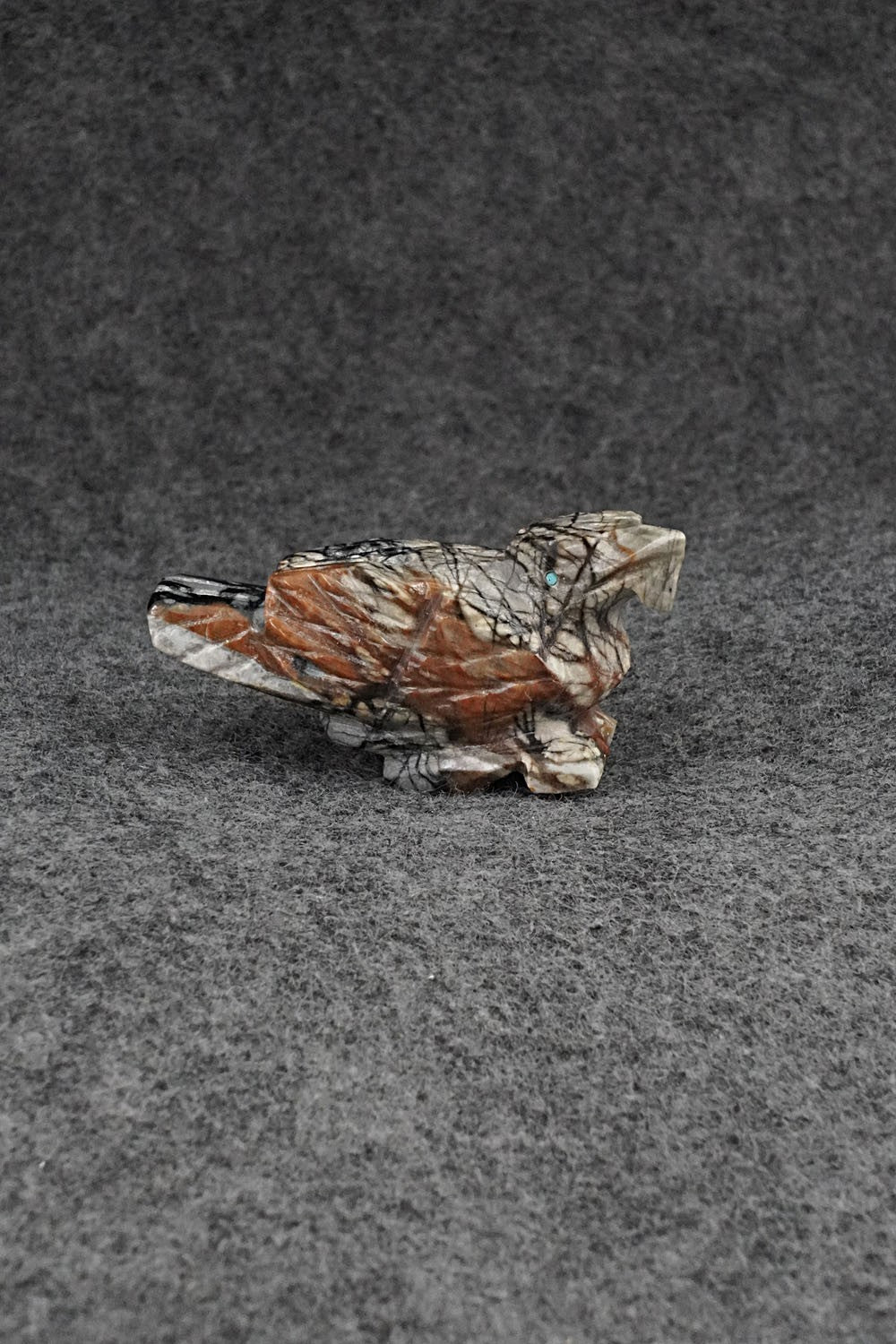 Eagle Zuni Fetish Carving - Tony Mackel