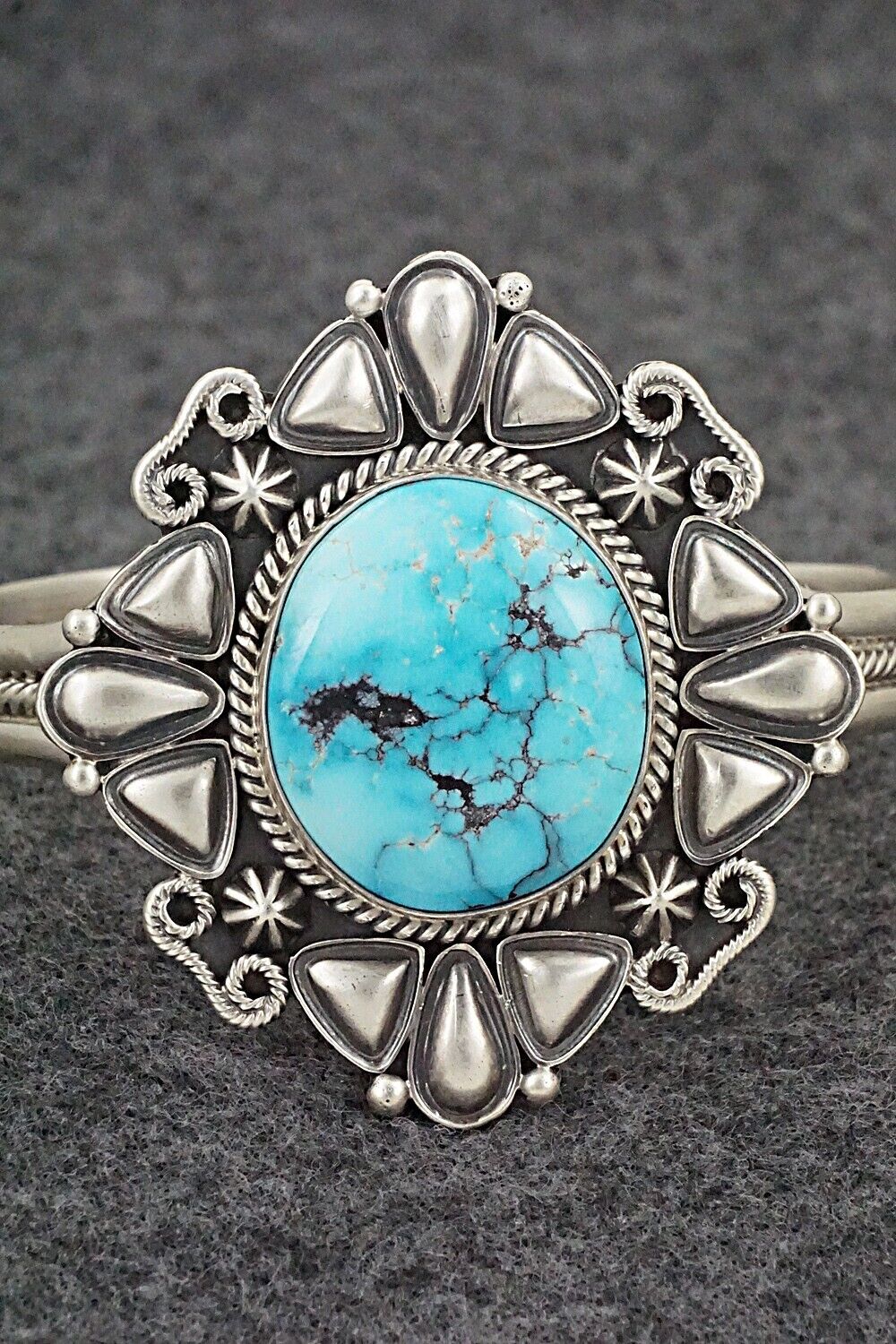 Turquoise & Sterling Silver Bracelet - Derrick Gordon