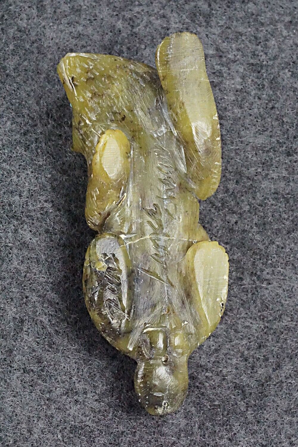 Badger Zuni Fetish Carving - Lance Cheama