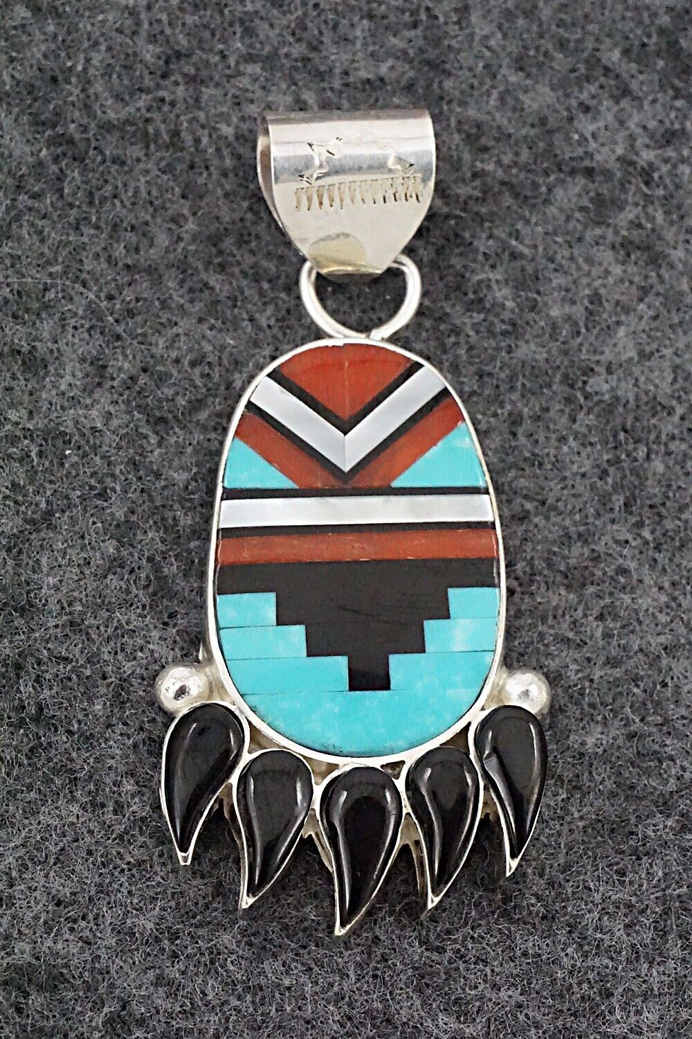 Multi-Stone & Sterling Silver Pendant - Michelle Peina