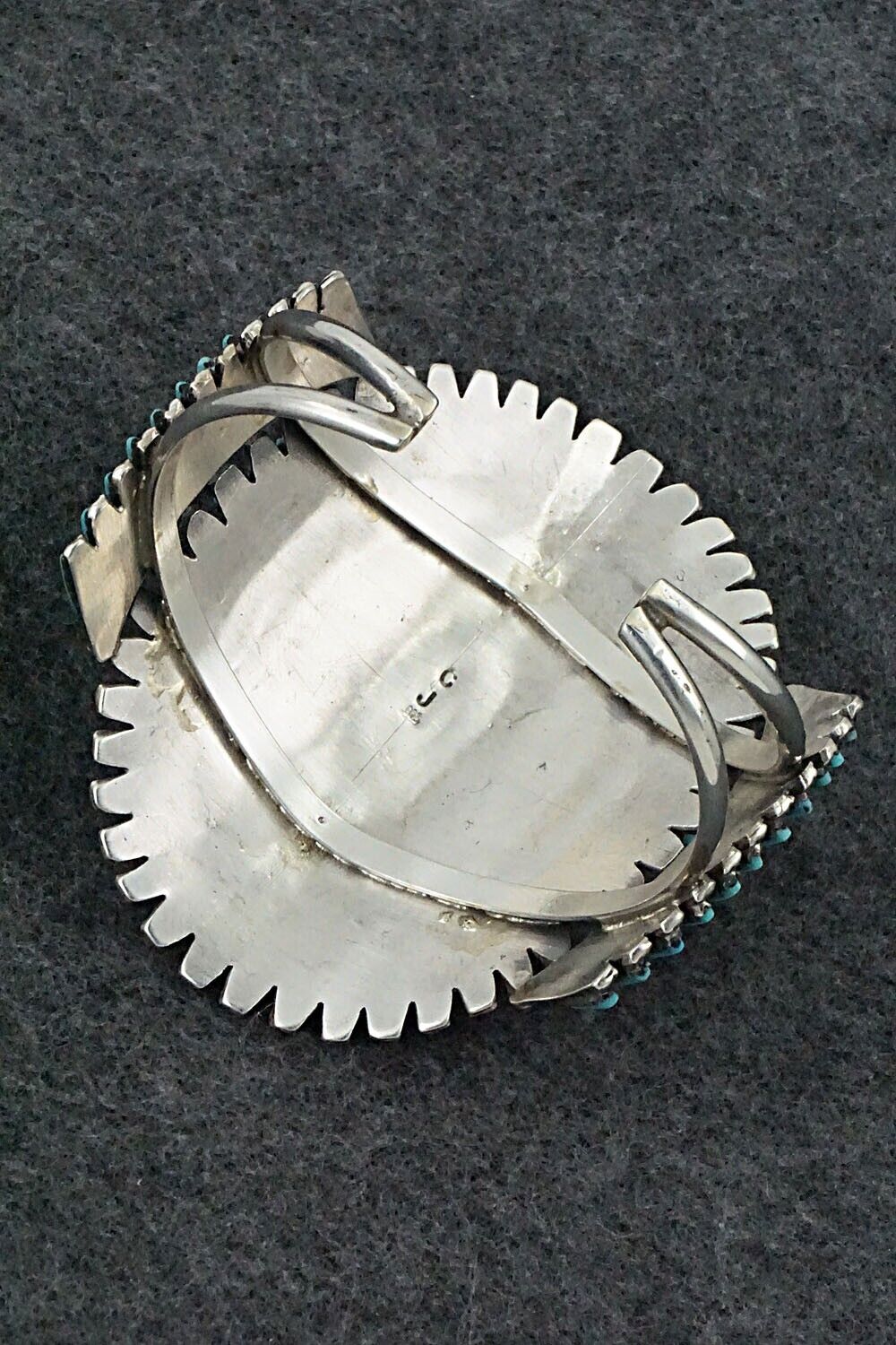 Turquoise & Sterling Silver Bracelet - Charlie John