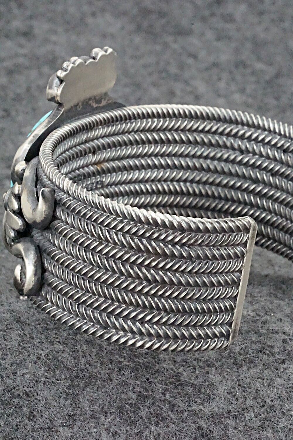 Turquoise & Sterling Silver Bracelet - Derrick Gordon