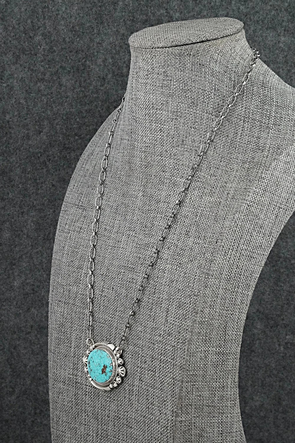 Turquoise & Sterling Silver Necklace - Daniel Benally