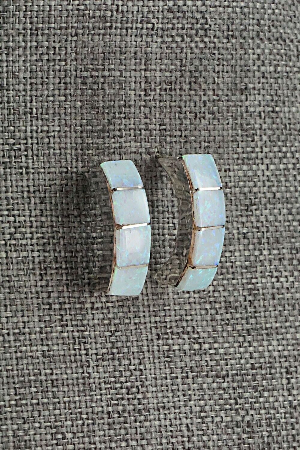 Opalite & Sterling Silver Earrings - Kathy Siutza