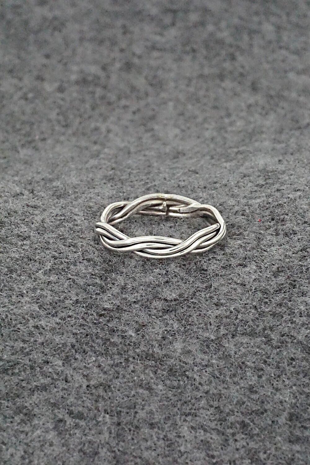 Sterling Silver Ring - Elaine Tahe - Size 8