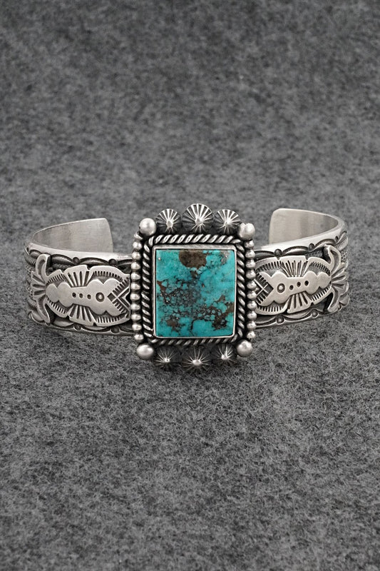 Turquoise & Sterling Silver Bracelet - Michael Calladitto