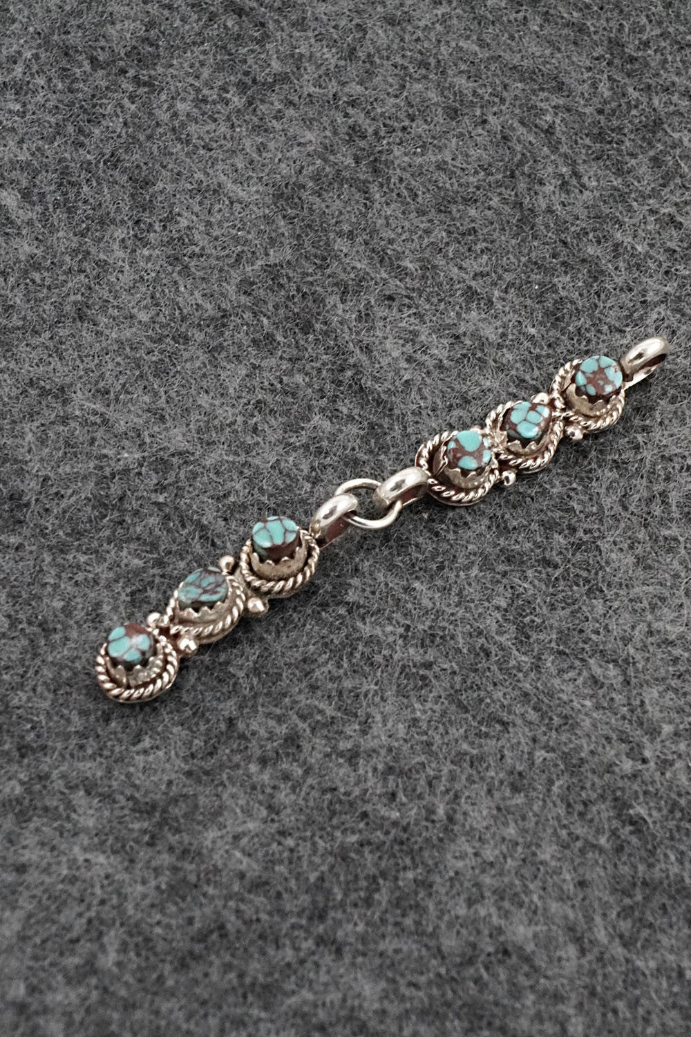 Turquoise & Sterling Silver Pendant - Jared Burns