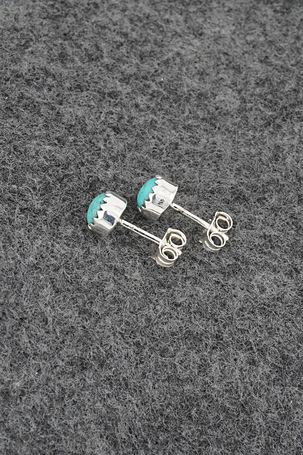 Turquoise & Sterling Silver Earrings - Betty Hawthorne
