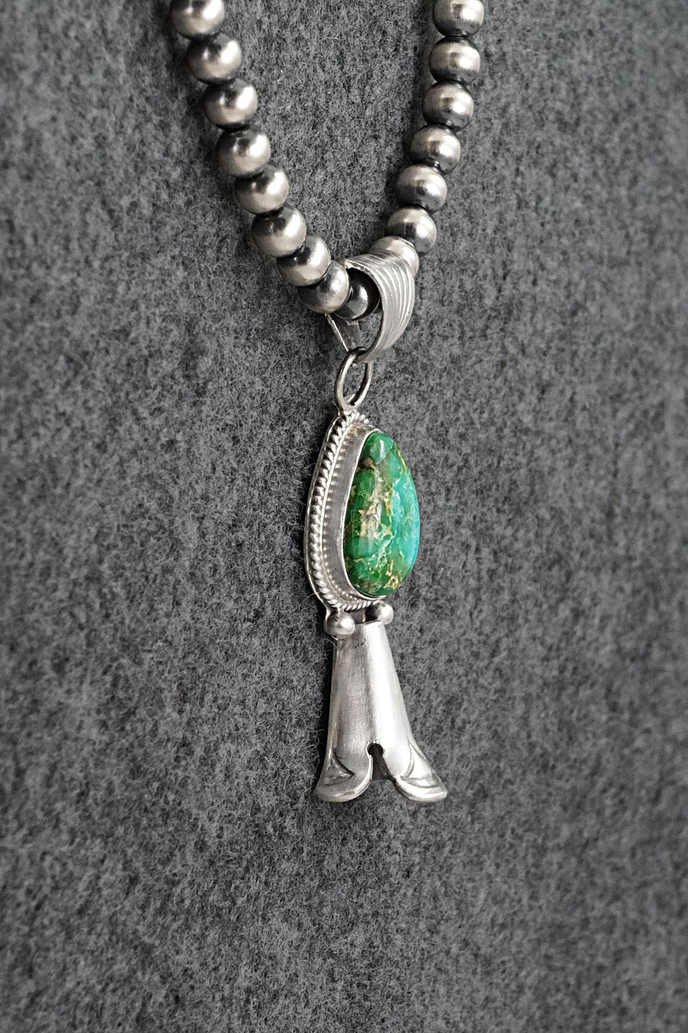 Turquoise & Sterling Silver Necklace - Samuel Yellowhair