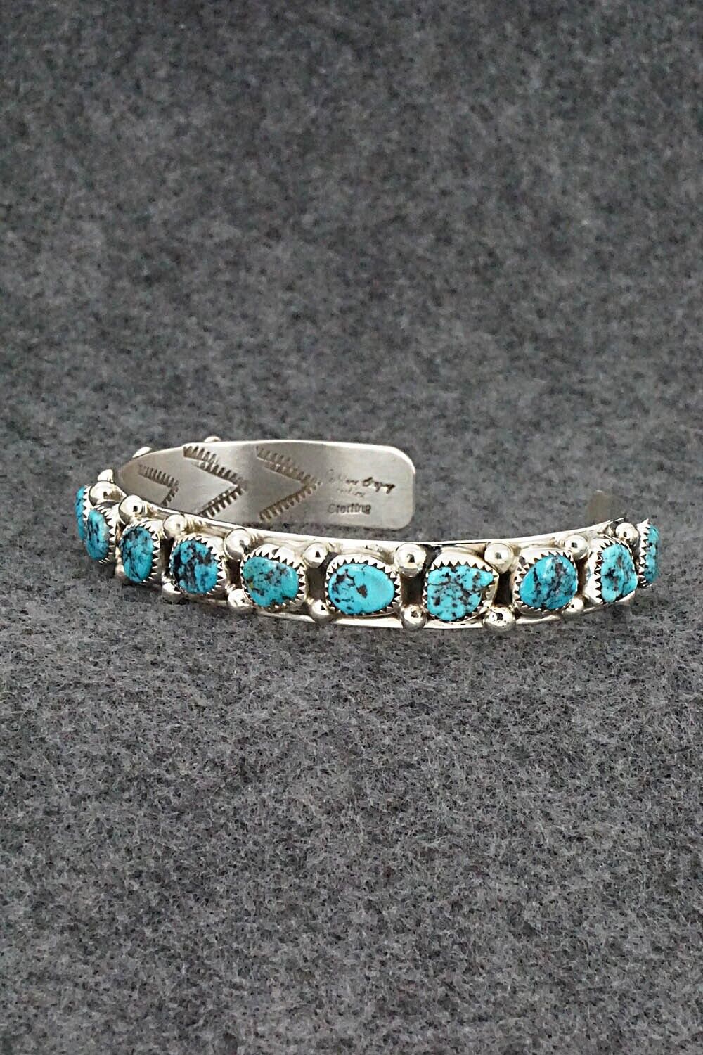 Turquoise & Sterling Silver Bracelet - Darlene Begay