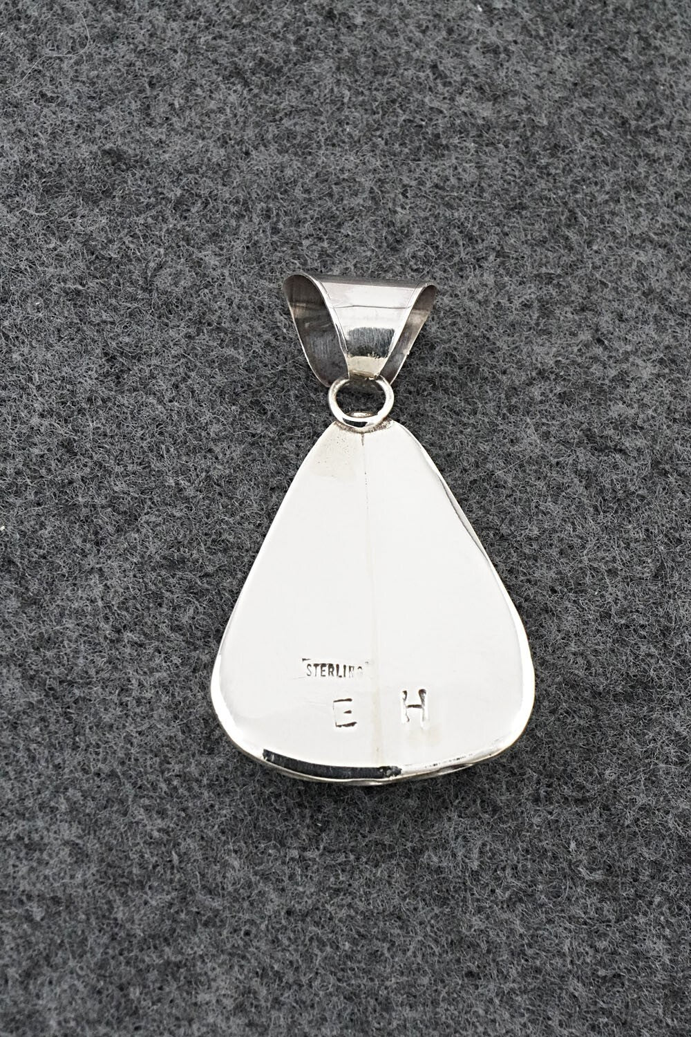 Turquoise & Sterling Silver Pendant - Ernest Hawthorne