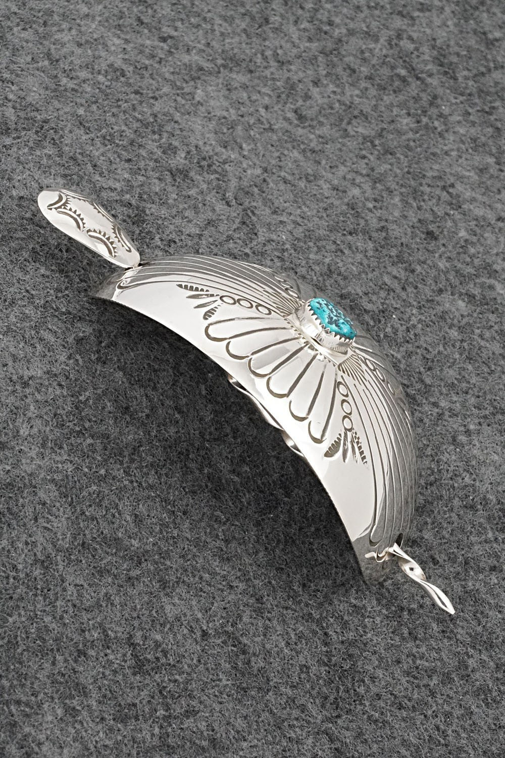 Turquoise & Sterling Silver Hair Pin - Jolene Begay