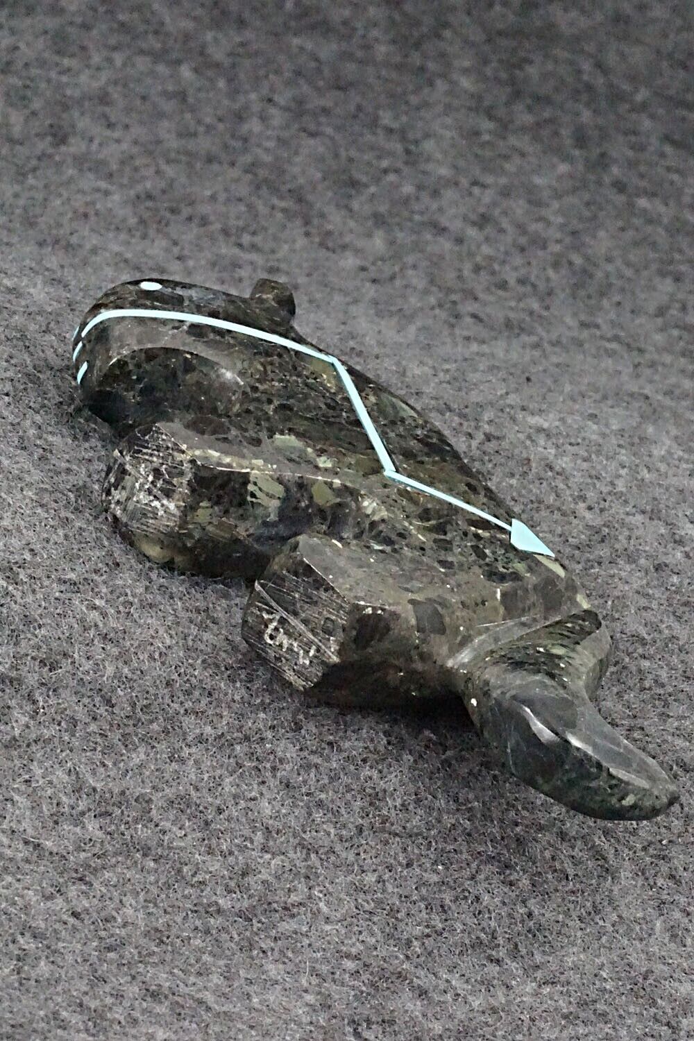 Mountain Lion Zuni Fetish Carving - Kenric Laiwakete