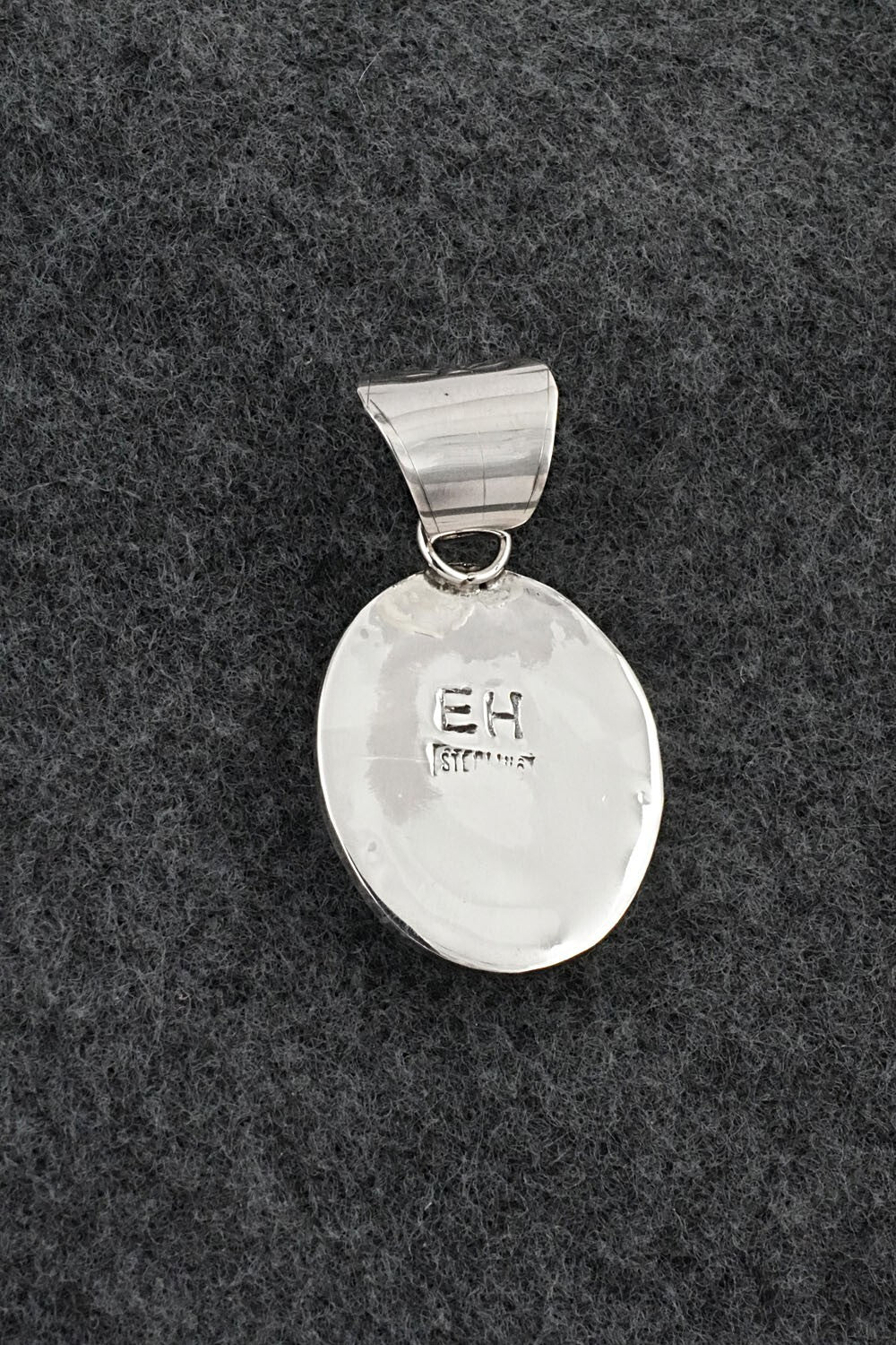 Turquoise & Sterling Silver Pendant - Ernest Hawthorne