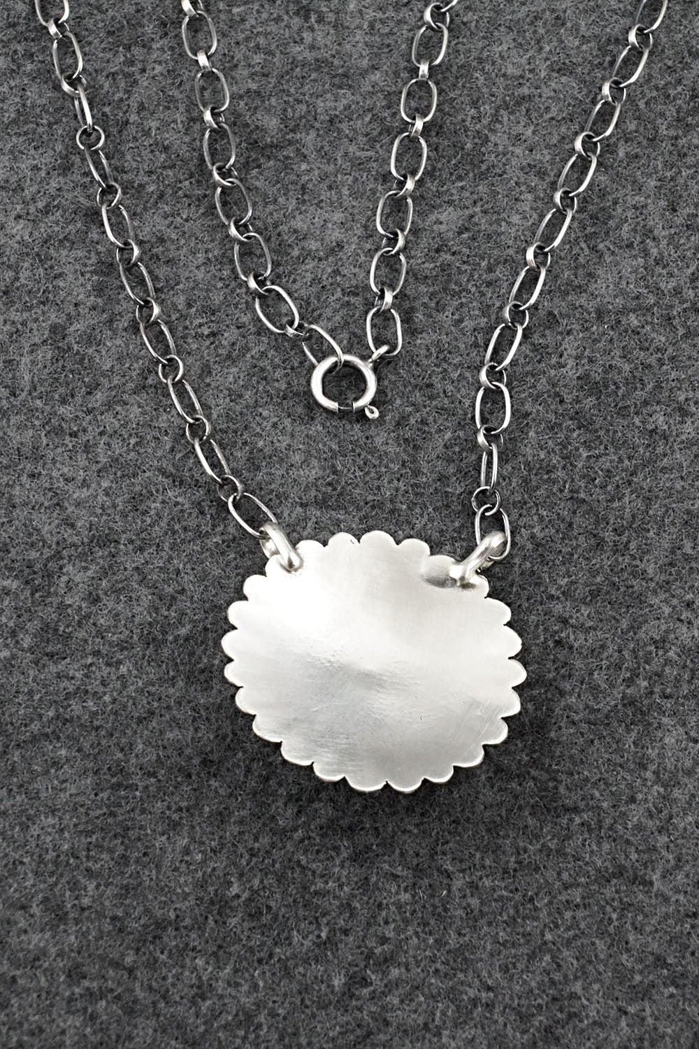 Turquoise & Sterling Silver Necklace - Sheldon Mariano
