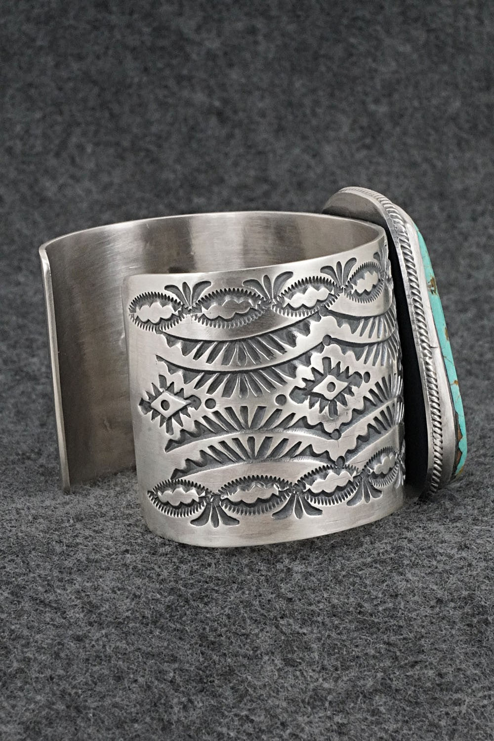 Turquoise & Sterling Silver Bracelet - Mark Yazzie