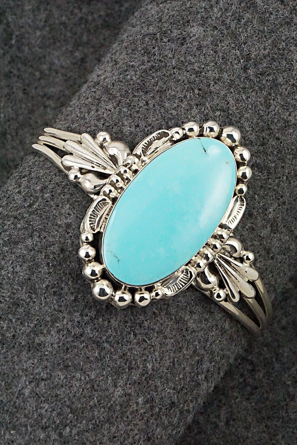 Turquoise & Sterling Silver Bracelet - Emerson Delgarito