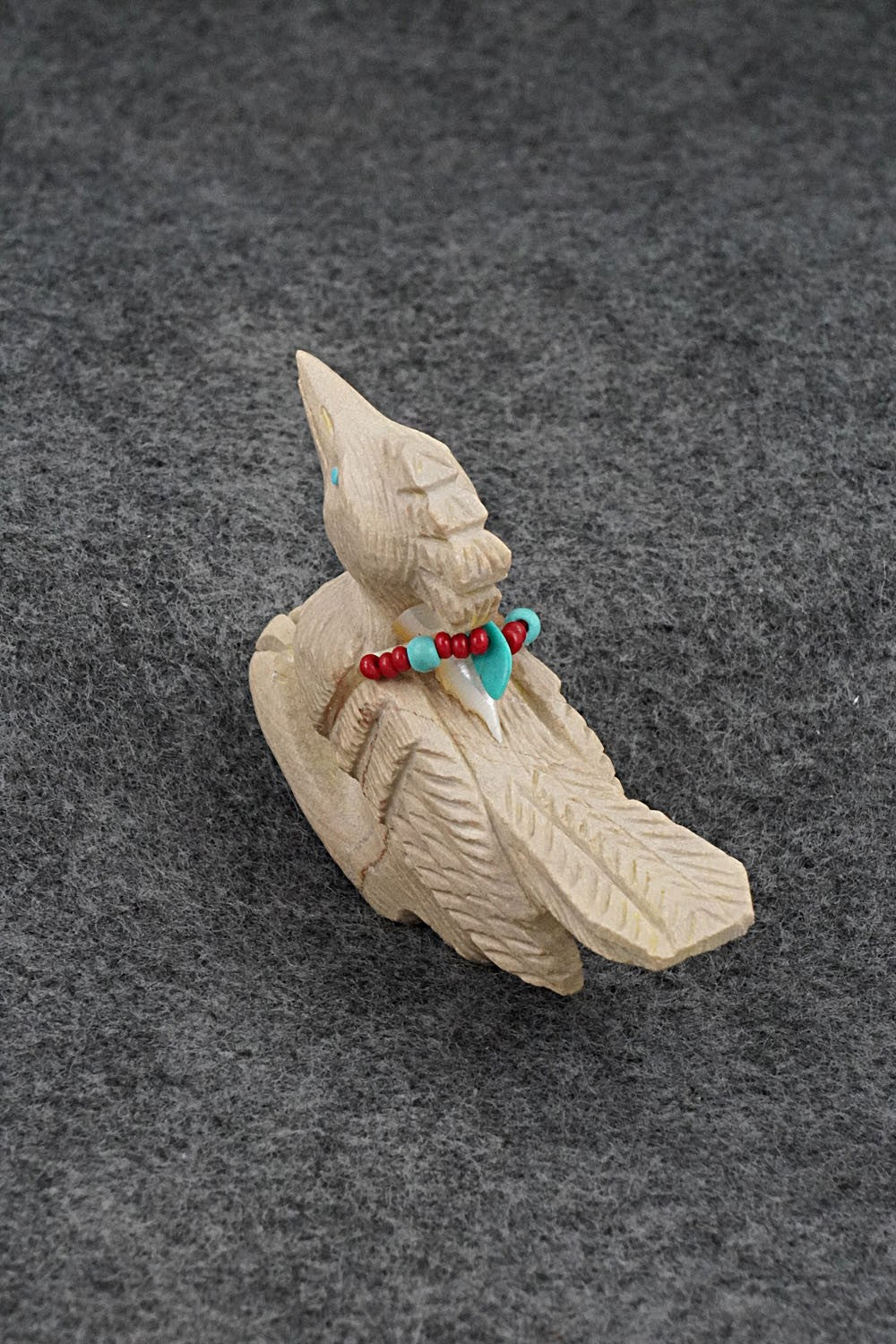 Roadrunner Zuni Fetish Carving - Douglas Martza