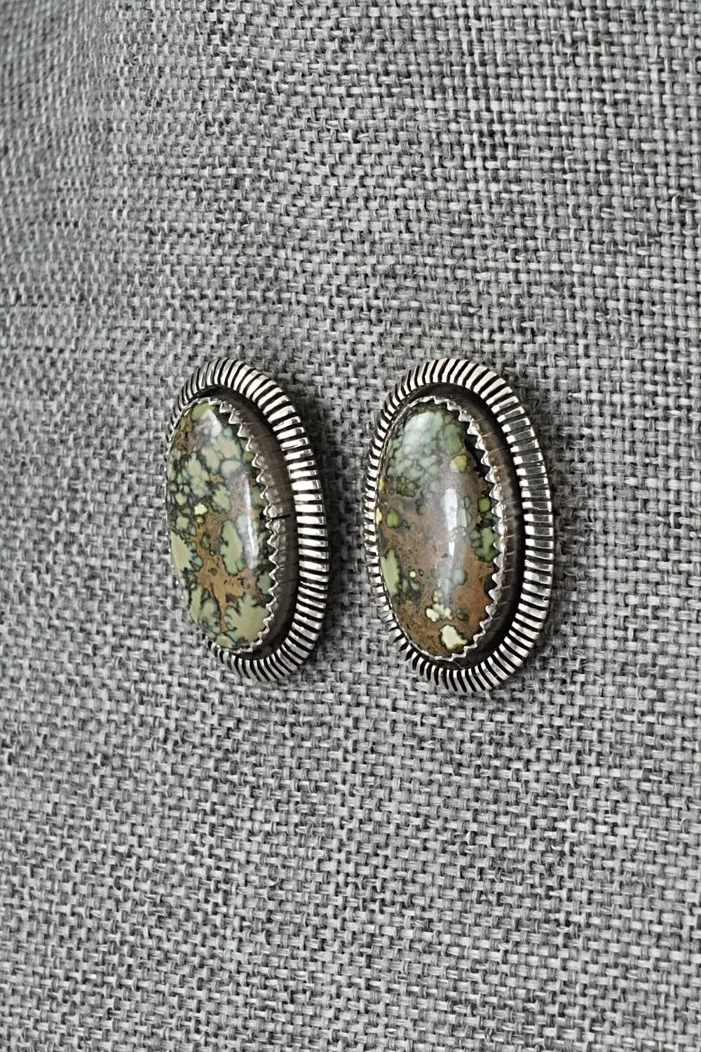Turquoise & Sterling Silver Earrings - Toby Henderson