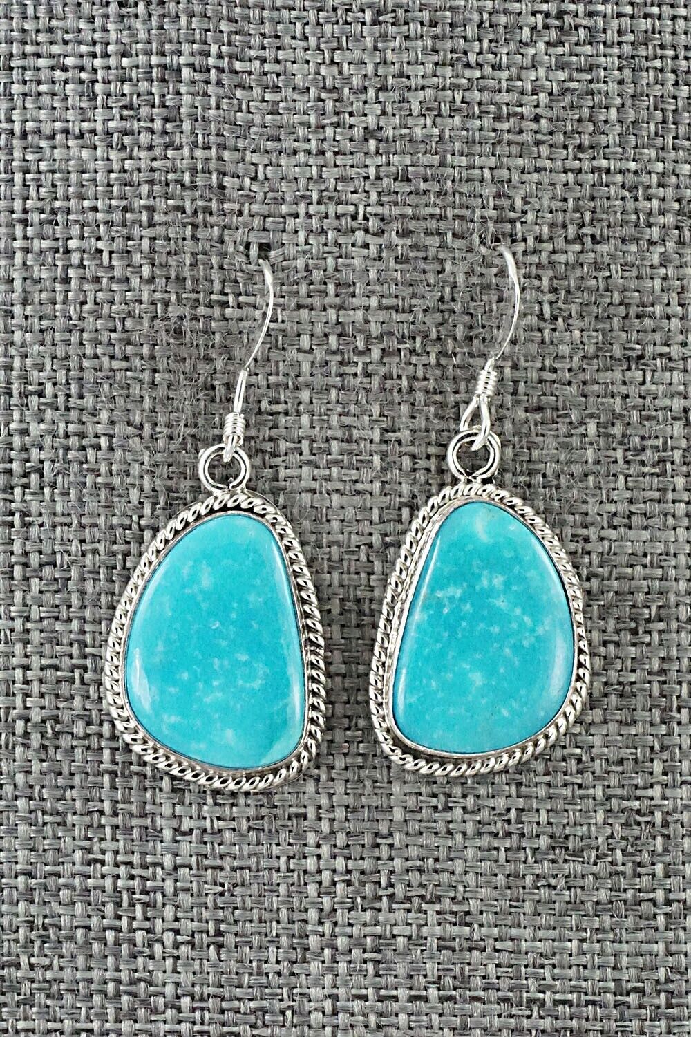 Turquoise and Sterling Silver Earrings - Sharon McCarthy
