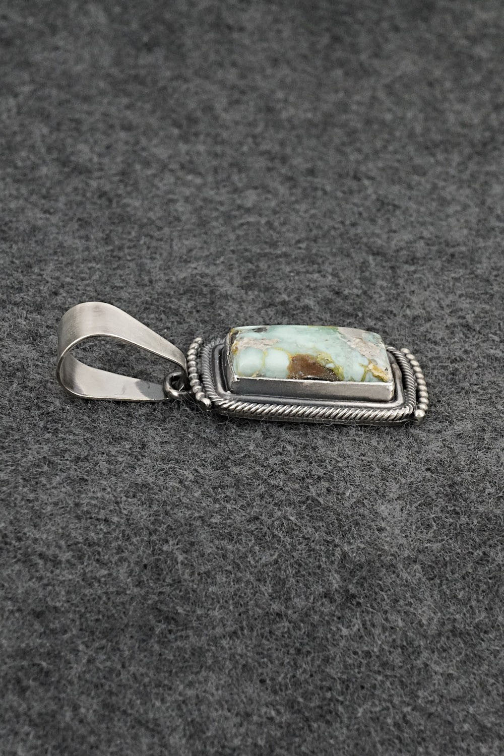 Variscite & Sterling Silver Pendant - Darrin Livingston