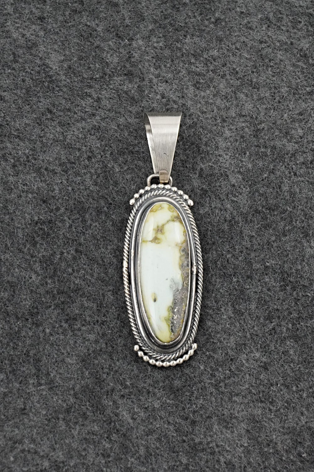 Variscite & Sterling Silver Pendant - Darrin Livingston