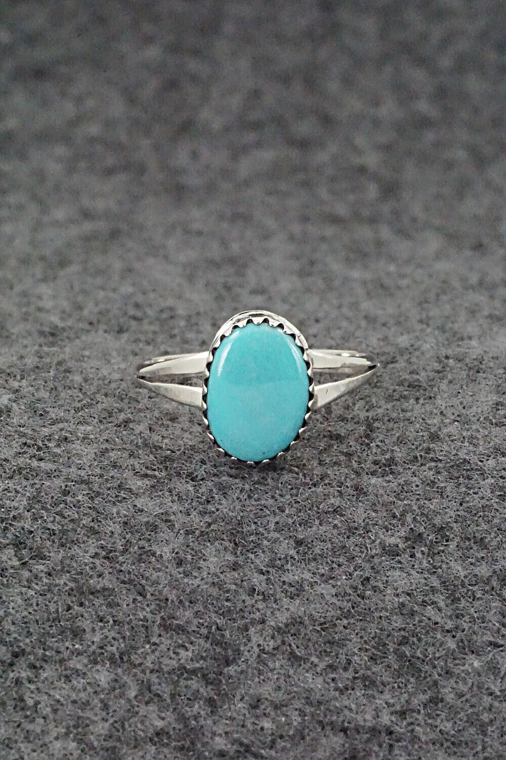 Turquoise & Sterling Silver Ring - Sharon McCarthy - Size 7.25