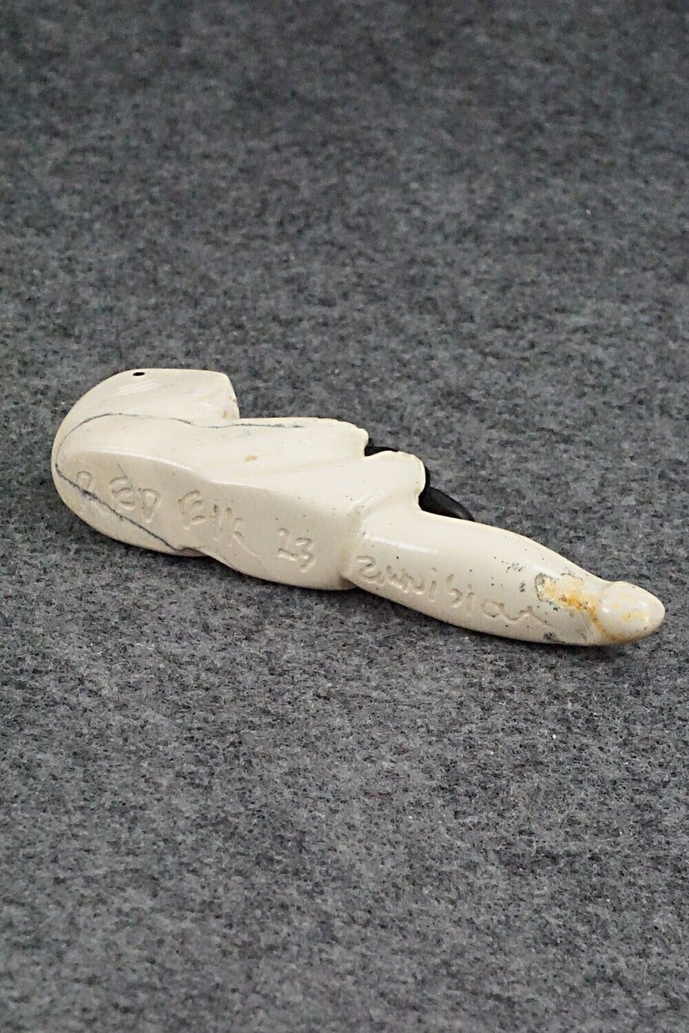 Otter with Pup Zuni Fetish Carving - Justin Red Elk