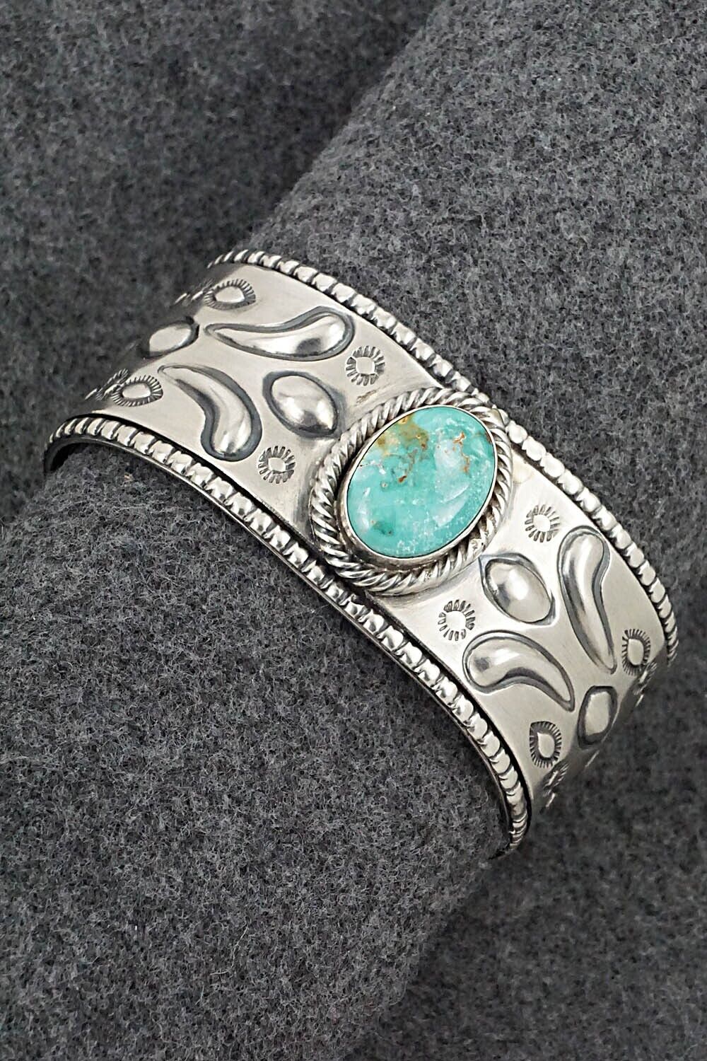 Turquoise & Sterling Silver Bracelet - Jeff James Jr.