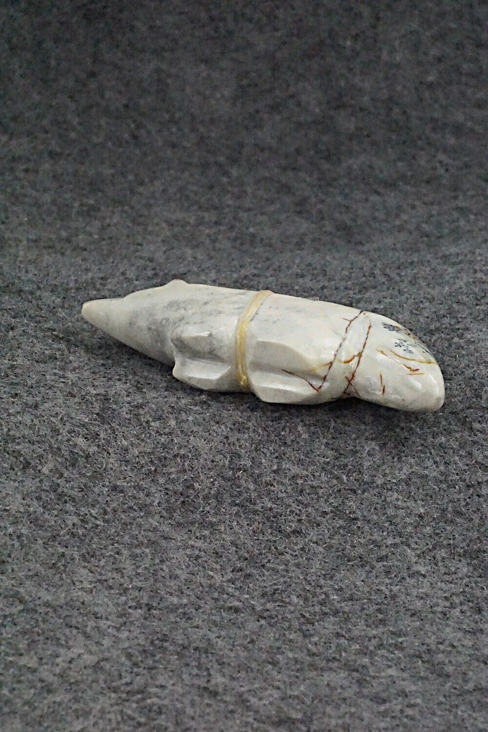 Wolf Zuni Fetish Carving - Delvin Leekya
