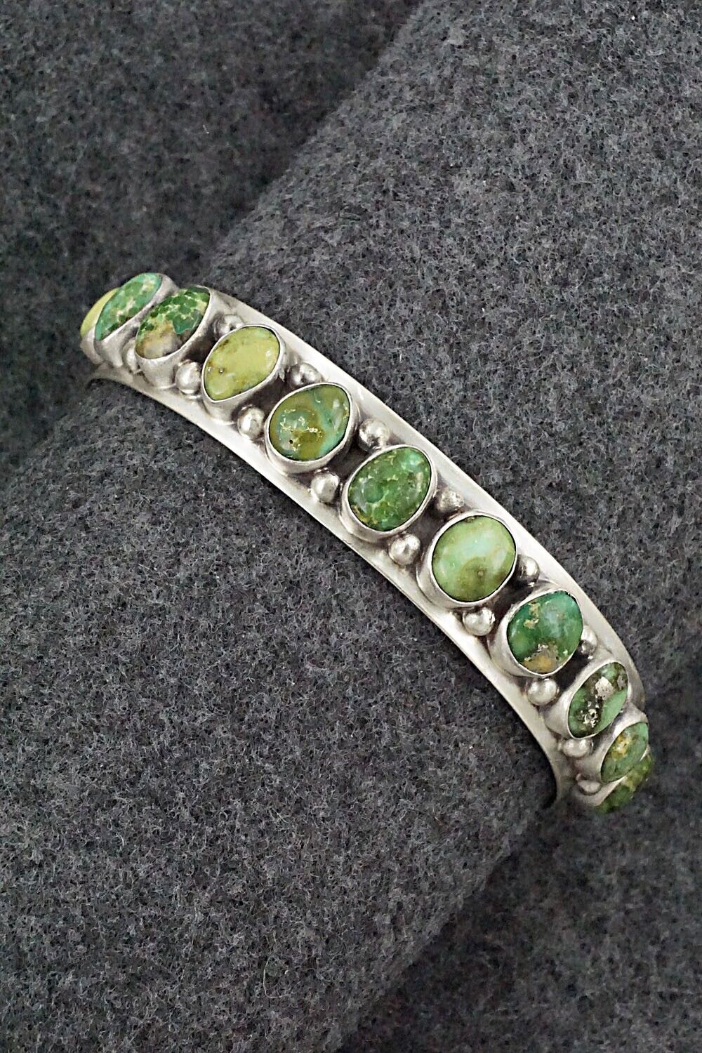 Turquoise & Sterling Silver Bracelet - Tom Lewis