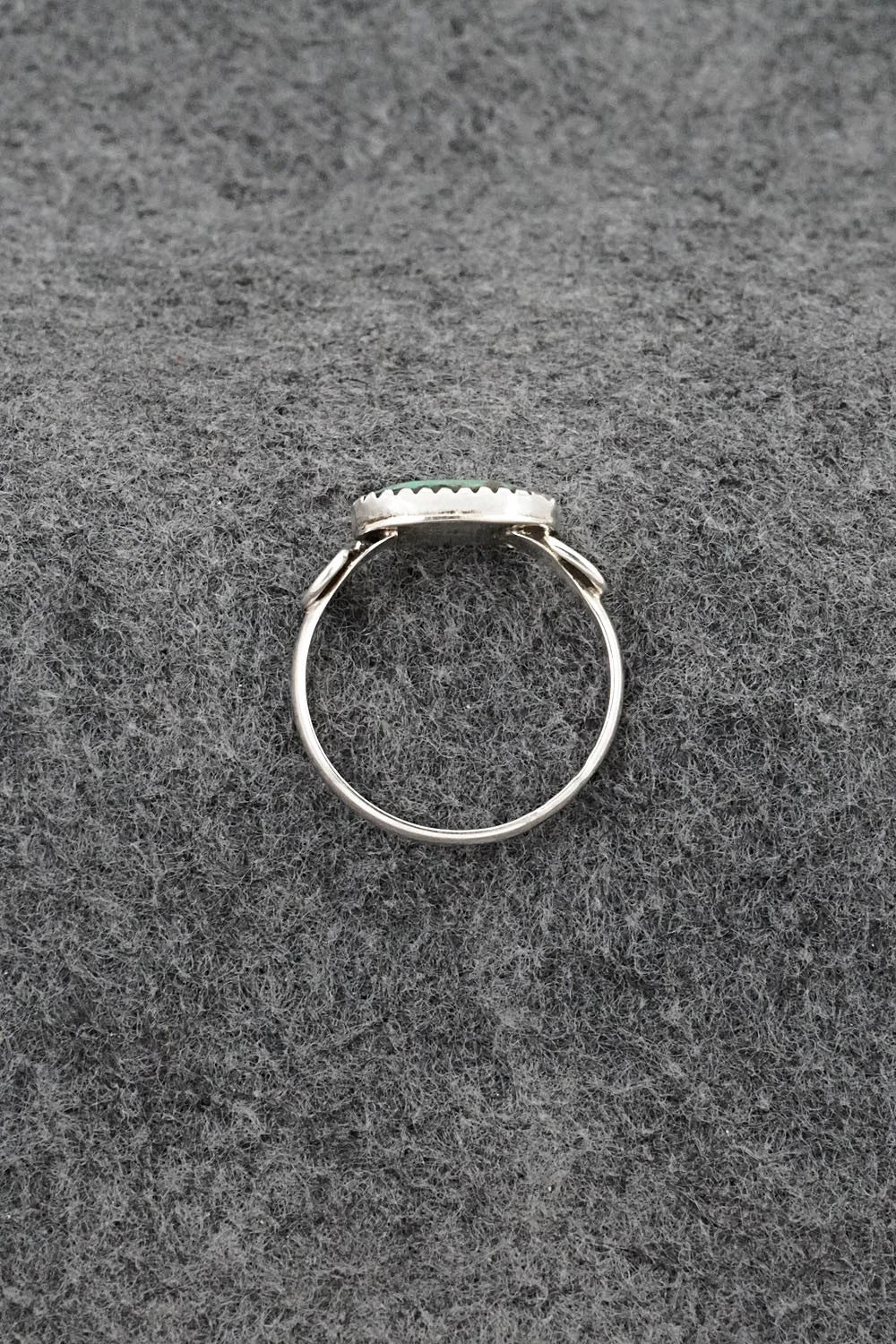 Turquoise & Sterling Silver Ring - Priscilla Reeder - Size 9