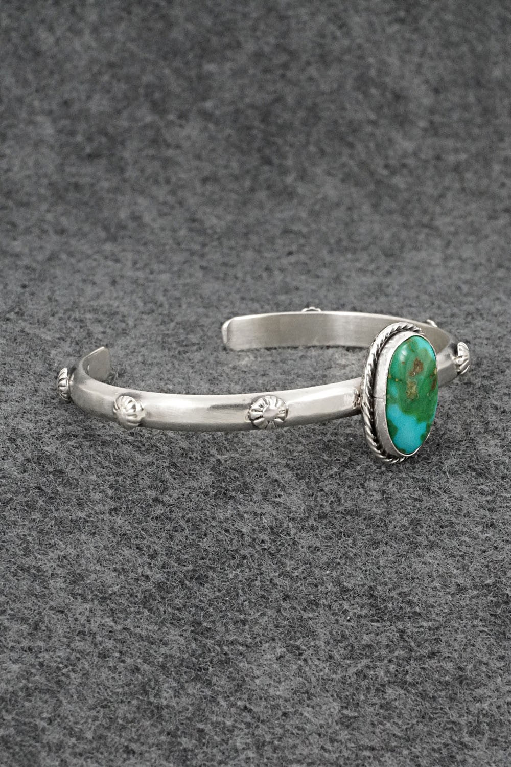 Turquoise & Sterling Silver Bracelet - Samuel Yellowhair