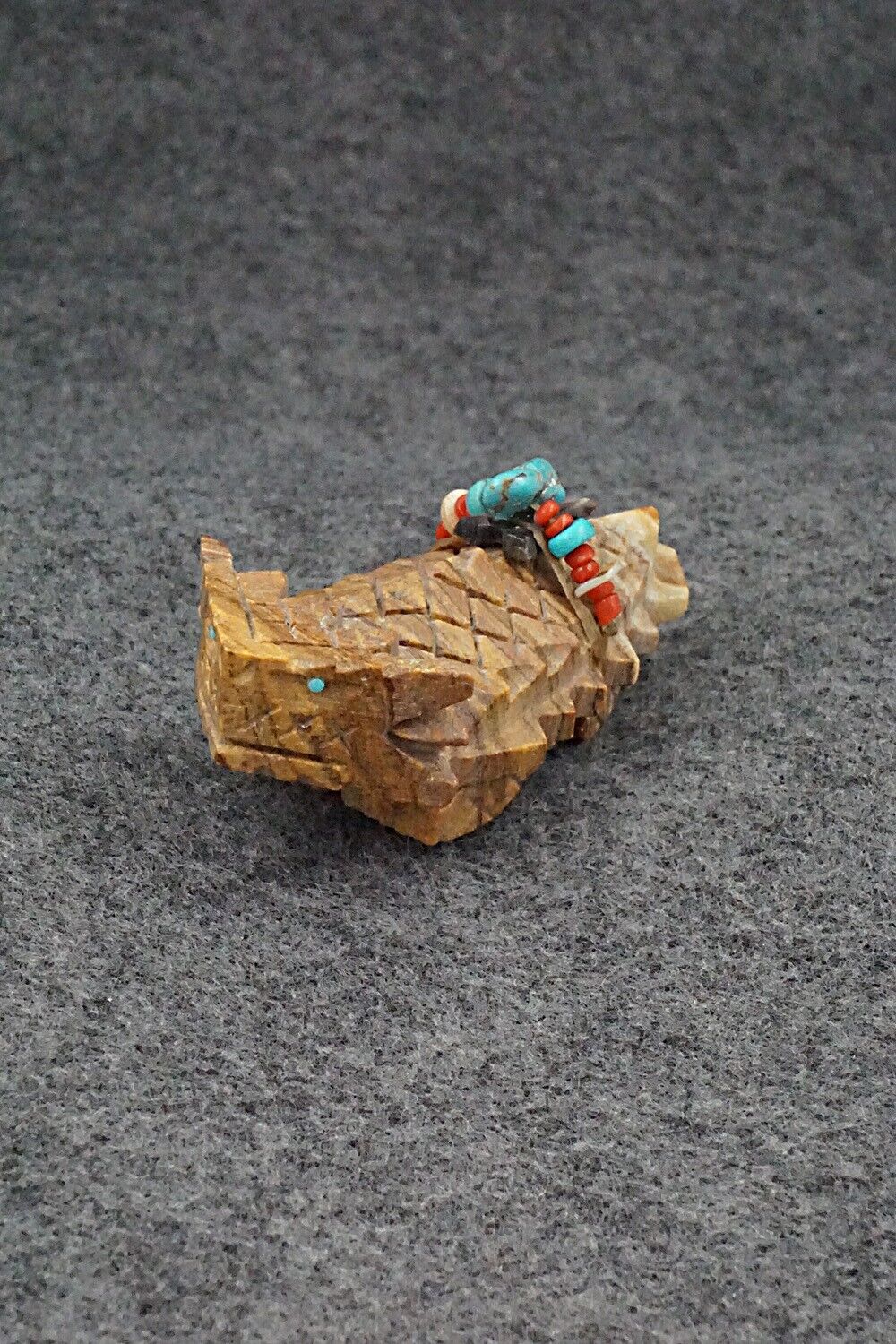 Horned Toad Zuni Fetish Carving - Douglas Martza
