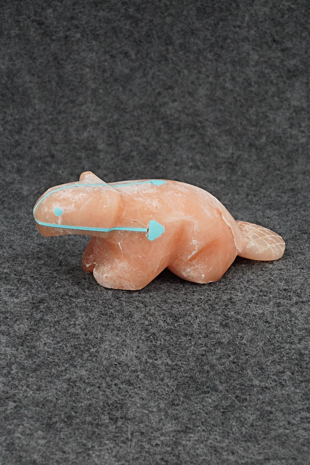 Beaver Zuni Fetish Carving - Kenric Laiwakete