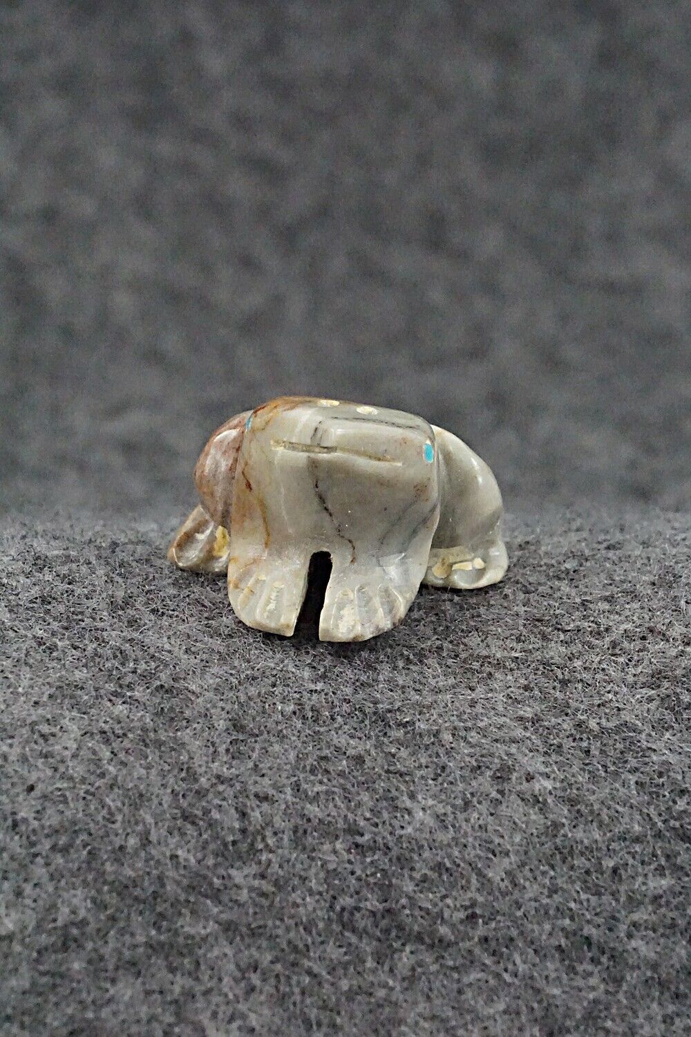 Frog Zuni Fetish Carving - Todd Lowsayatee