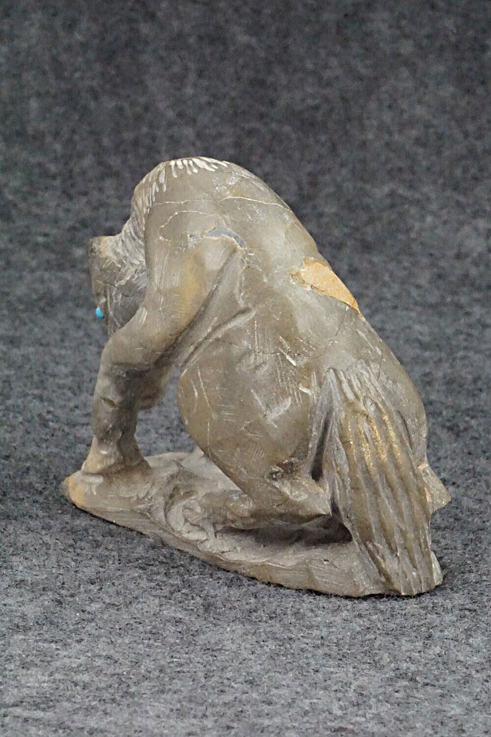 Horse Zuni Fetish Carving - Jerrold Lahaleon