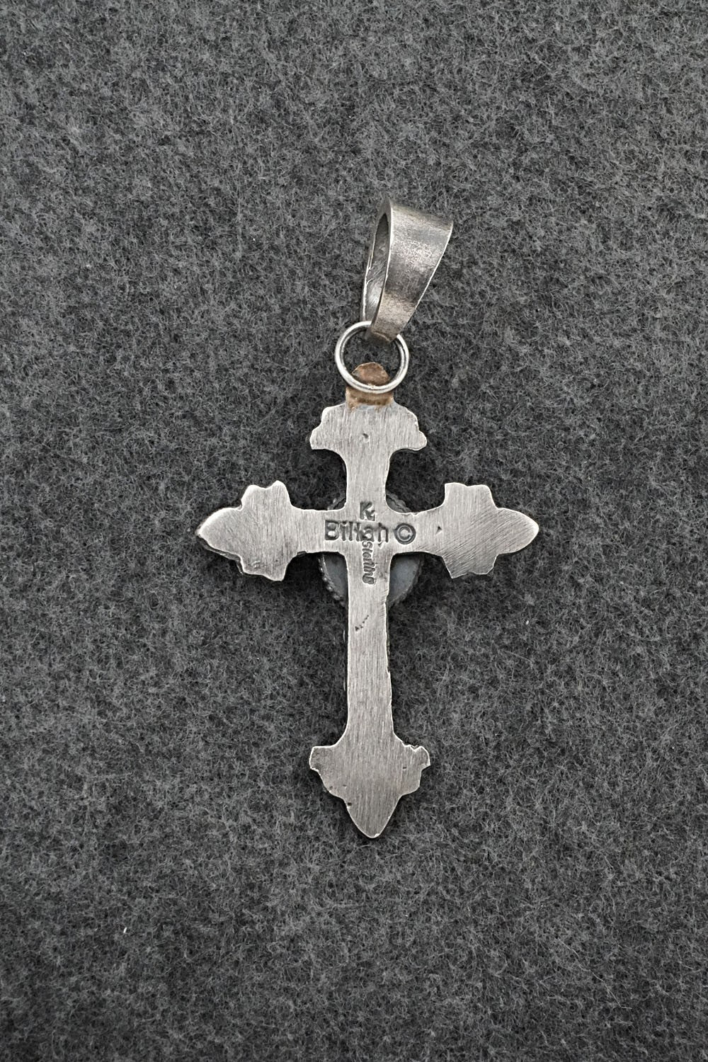 Turquoise & Sterling Silver Pendant - Kevin Billah