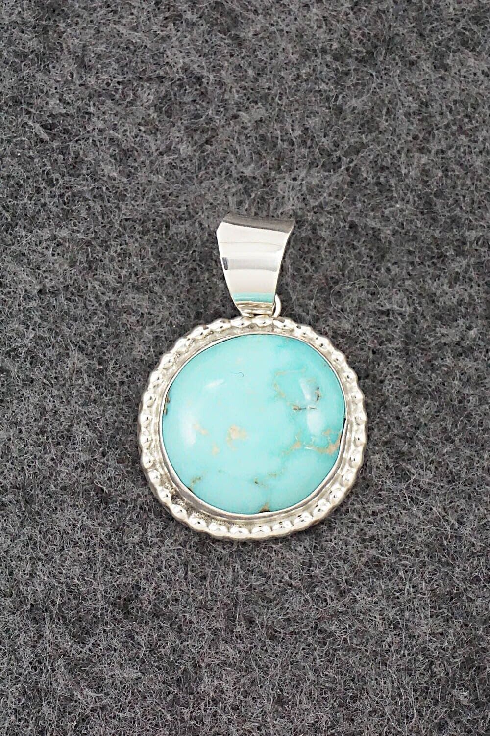 Turquoise & Sterling Silver Pendant - Byron Begay